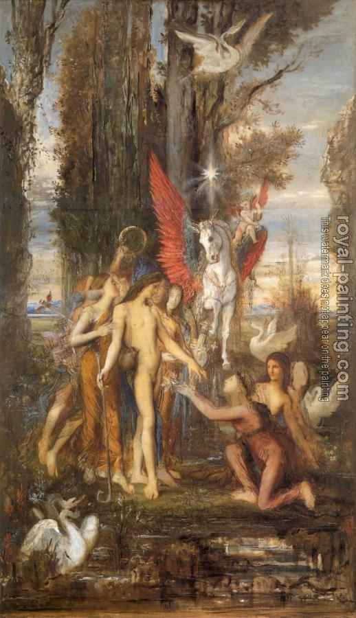 Gustave Moreau : Hesiod and the Muses
